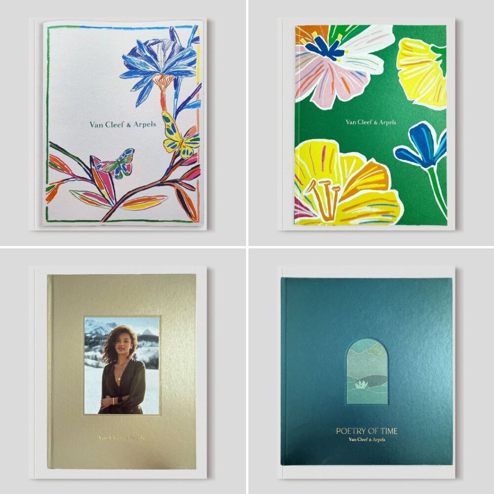 Set of 4 Van Cleef & Arpels Fine Jewelry & Watch Catalogs (2022-2024)